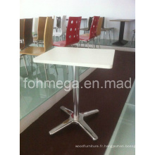 Mobilier de restaurant Table carrée blanche (FOH-RT69)